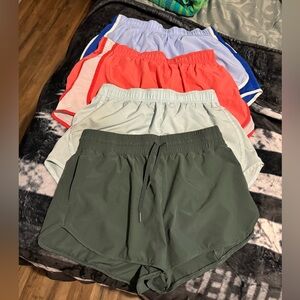 4 PAIRS BUNDLE Nike Women's Tempo Brief-Lined Running Shorts